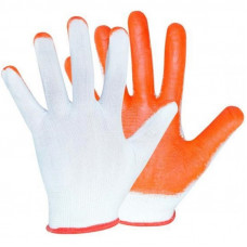 Перчатки стрейч залитые оранжевые