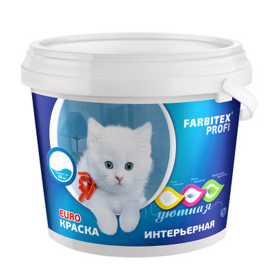 Краска акриловая интерьерная FARBITEX ПРОФИ 7,0 кг. заказать в Луганске в интернет магазине Перестройка недорого
