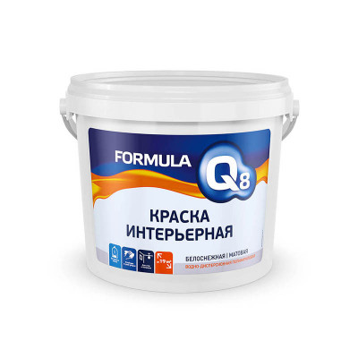 Краска акриловая интерьерная Формула 1,5 кг. заказать в Луганске в интернет магазине Перестройка недорого