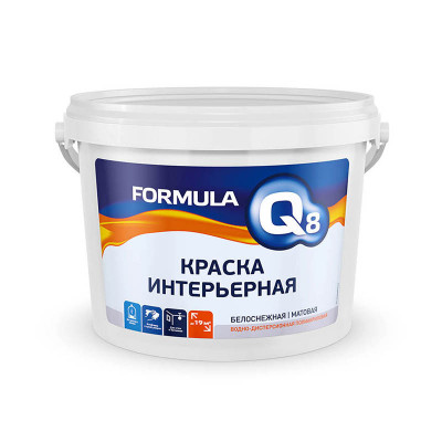 Краска акриловая интерьерная Формула 3 кг. заказать в Луганске в интернет магазине Перестройка недорого