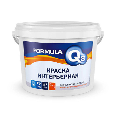 Краска акриловая интерьерная Формула 5 кг. заказать в Луганске в интернет магазине Перестройка недорого