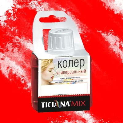 Колер микс универсальный КРАСНЫЙ TICIANA 0,08 л. заказать в Луганске в интернет магазине Перестройка недорого