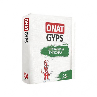 Штукатурка гипсовая старт ONAT GIPS 25 кг. заказать в Луганске в интернет магазине Перестройка недорого