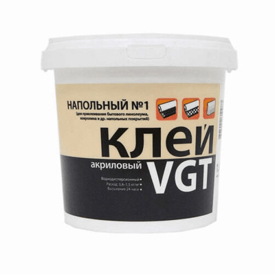 Клей напольный №1 VGT Эконом 1,5 кг.  заказать в Луганске в интернет магазине Перестройка недорого