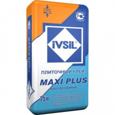 Клей для плитки IVSIL MAXI PLUS 25 кг.