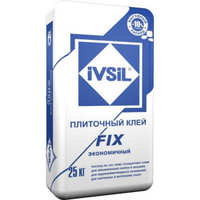 Клей для плитки IVSIL "FIX"  25 кг. заказать в Луганске в интернет магазине Перестройка недорого