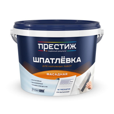 Шпаклевка фасадная акрилатная Престиж 3 кг. заказать в Луганске в интернет магазине Перестройка недорого