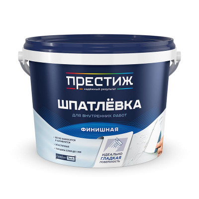 Шпаклевка финишная акрилатная Престиж 14 кг. заказать в Луганске в интернет магазине Перестройка недорого