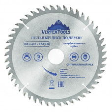 Диск пильный по дереву 180 Х 48T Х 22.23-20 VERTEX
