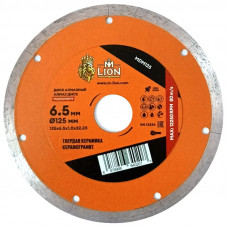 Диск алмазный отрезной Миллиметр M-LION  MDM125 125 Х 1,0 Х 6,5 Х 22,23 мм.
