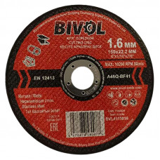 Круг отрезной по металлу Т41 BIVOL V01008B 150 Х 1,6 Х 22,2 мм.