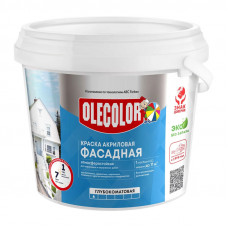 Краска ВД OLECOLOR фасадная 14 кг.