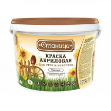 Краска для фасадов Станица 30 кг. белая
