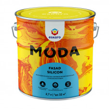 Краска Eskaro Moda Fasad Silicon фасадная силиконизированная 2,7 л.