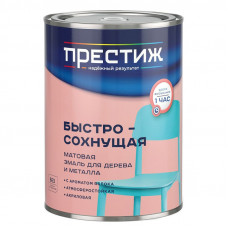 Эмаль акриловая матовая Престиж 0,9 кг. Графит серый