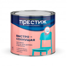 Эмаль акриловая матовая черная Престиж 1,9кг