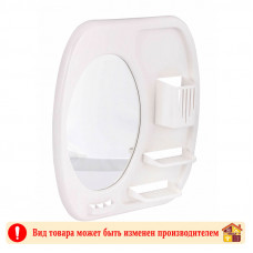 Полка для ванной белая 7731 АКВА