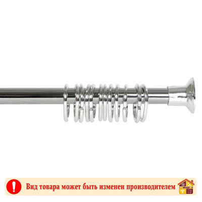 Карниз в ванную хром (металл) 1,1-2,2 м. заказать в Луганске в интернет магазине Перестройка недорого