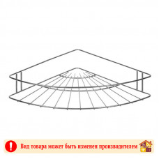 Полка угловая для ванной 1-ярусная хром 28,6 Х 18,1 Х 10 см