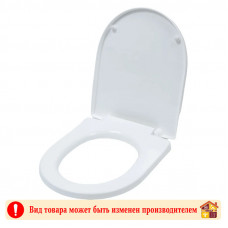 Сиденье для унитаза с микролифтом белое АНИ Пласт