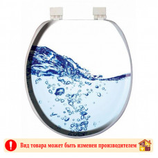 Сиденье для унитаза мягкое Вода 6091 AQUA-Prime Сиденье для унитаза мягкое Вода 6091 AQUA-Prime