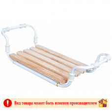 Сиденье для ванной раздвижное металлическое 700 Х 420 Х 270 мм.
