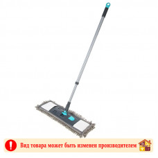 Швабра-полотер с телескопической ручкой, насадка шенилл