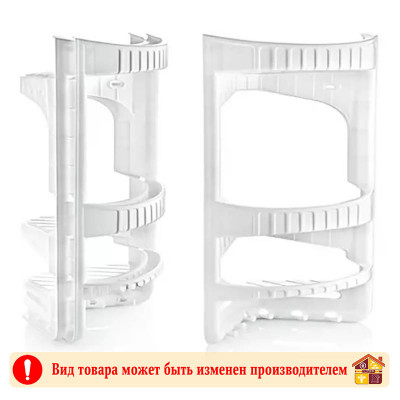 Полка угловая для ванной ДД 09166 120 Х 270 Х 620 мм заказать в Луганске в интернет магазине Перестройка недорого