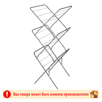 Сушилка для одежды вертикальная серебро 15 м 530 Х 495 Х 1300 мм заказать в Луганске в интернет магазине Перестройка недорого