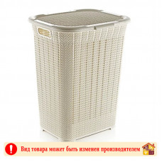 Корзина для белья Вязанный узор 50 л 05027