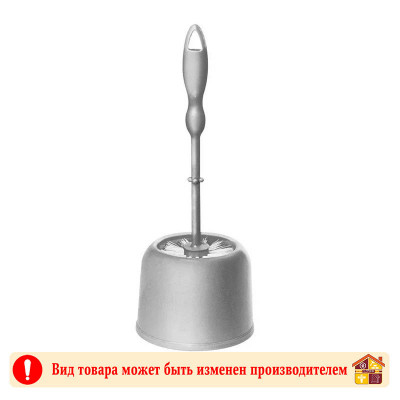 Ершик с подставкой для унитаза Классик белый/серый 151 130 Х 380 мм заказать в Луганске в интернет магазине Перестройка недорого