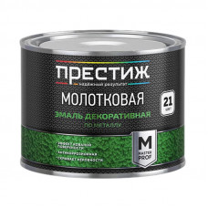 Эмаль с молотковым эффектом черная Престиж 0,4 кг.