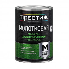 Эмаль с молотковым эффектом черная Престиж 0,8 кг.