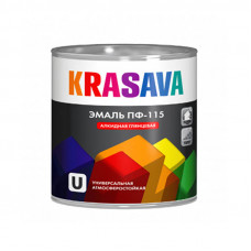 Эмаль ПФ-115 Белая KRASAVA 2,7 кг.