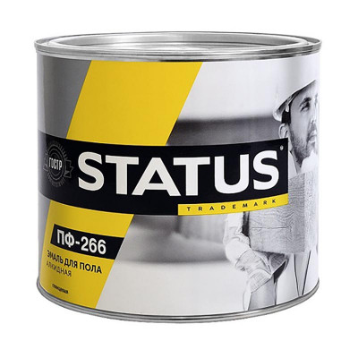 Эмаль ПФ-266 STATUS желто-коричневая 2,6 кг.  заказать в Луганске в интернет магазине Перестройка недорого Эмаль ПФ-266 STATUS желто-коричневая 2,6 кг.  заказать в Луганске в интернет магазине Перестройка недорого