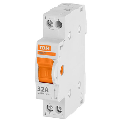 Переключатель модульный 3-х позиционный МП-63 1Р 32А TDM заказать в Луганске в интернет магазине Перестройка недорого