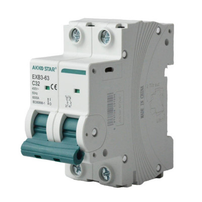 Автовыключатель 32А 6KA 2P AKKOSTAR заказать в Луганске в интернет магазине Перестройка недорого