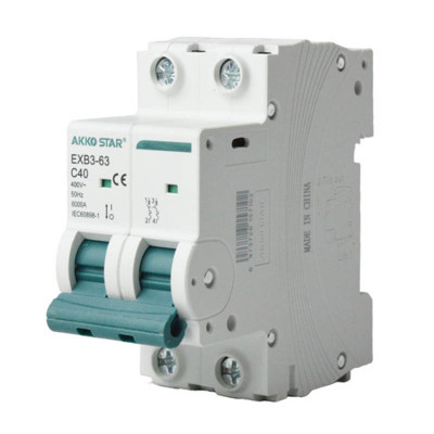 Автовыключатель 40А 6KA 2P AKKOSTAR заказать в Луганске в интернет магазине Перестройка недорого