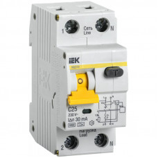 Выключатель дифференциального тока АВДТ32 С25 IEK
