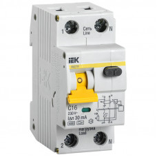 Выключатель дифференциального тока АВДТ32 С16 IEK