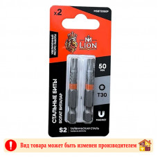 Бита TORX30 50 мм. сталь S2 M-LION 2 шт.