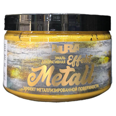 Эмаль декор золото AURA Effekt Metall 0,25 кг. заказать в Луганске в интернет магазине Перестройка недорого