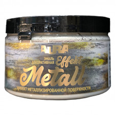Эмаль декор серебро AURA Effekt Metall 0,25 кг.