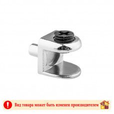 Стеклодержатель с винтом и бобышкой Хром 20 шт/упак