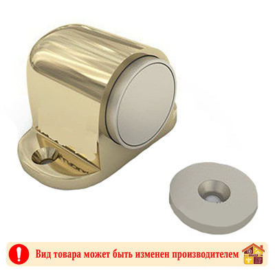 Ограничитель хода двери Г-образный Золото с магнитом заказать в Луганске в интернет магазине Перестройка недорого