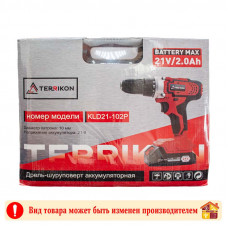 Дрель-шуруповерт аккумуляторный Terrikon KLD21-102P