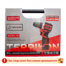 Дрель-шуруповерт бесщеточный аккумуляторный Terrikon KLD16-L102