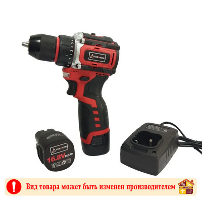 Дрель-шуруповерт бесщеточный аккумуляторный Terrikon KLD16-L102 заказать в Луганске в интернет магазине Перестройка недорого