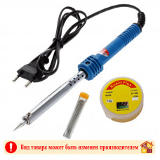 Паяльник с керамическим нагревателем и канифоль+припой 40 W