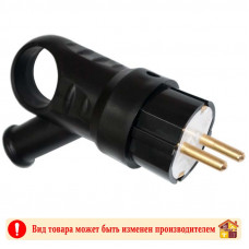 Вилка угловая евро с кольцом каучук В16-385